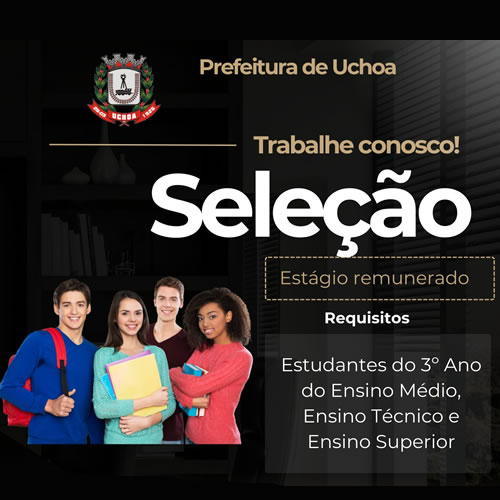 Prefeitura seleciona estagiários