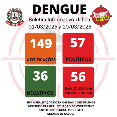 Boletim Informativo da dengue e chikungunya