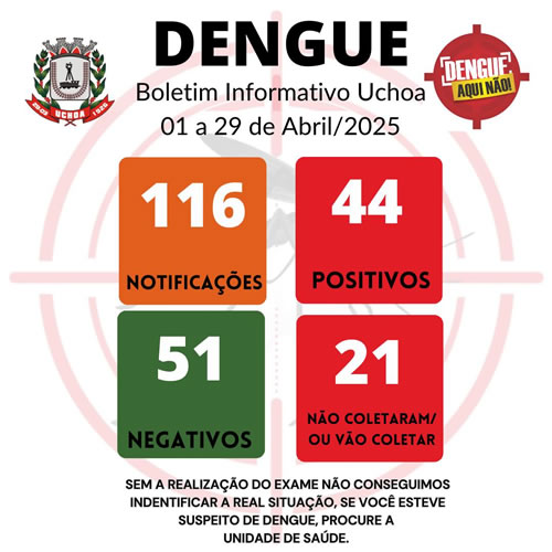 Boletim Informativo da dengue e chikungunya