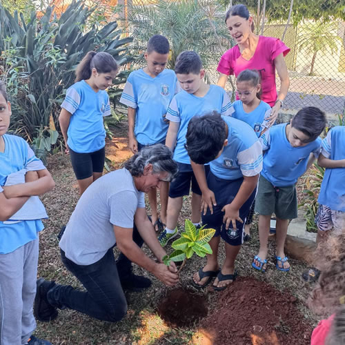 Educação e Meio Ambiente realizam ação do Dia da Árvore