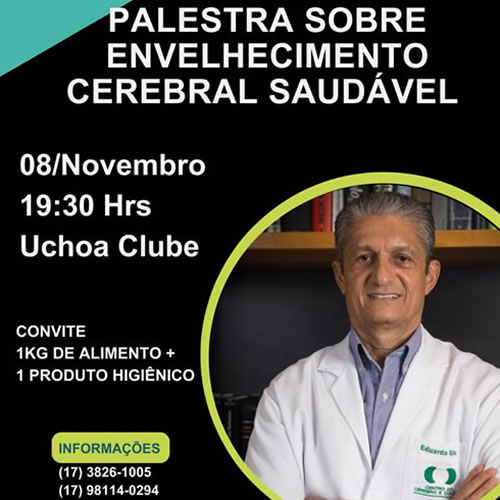 Palestra: Envelhecimento cerebral saudável