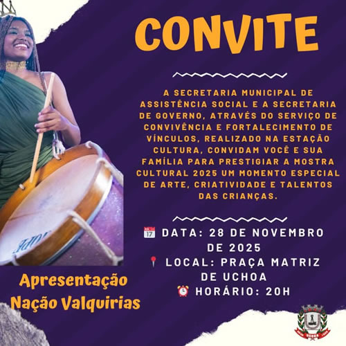 Convite | Apresentação do grupo Nação Valquírias